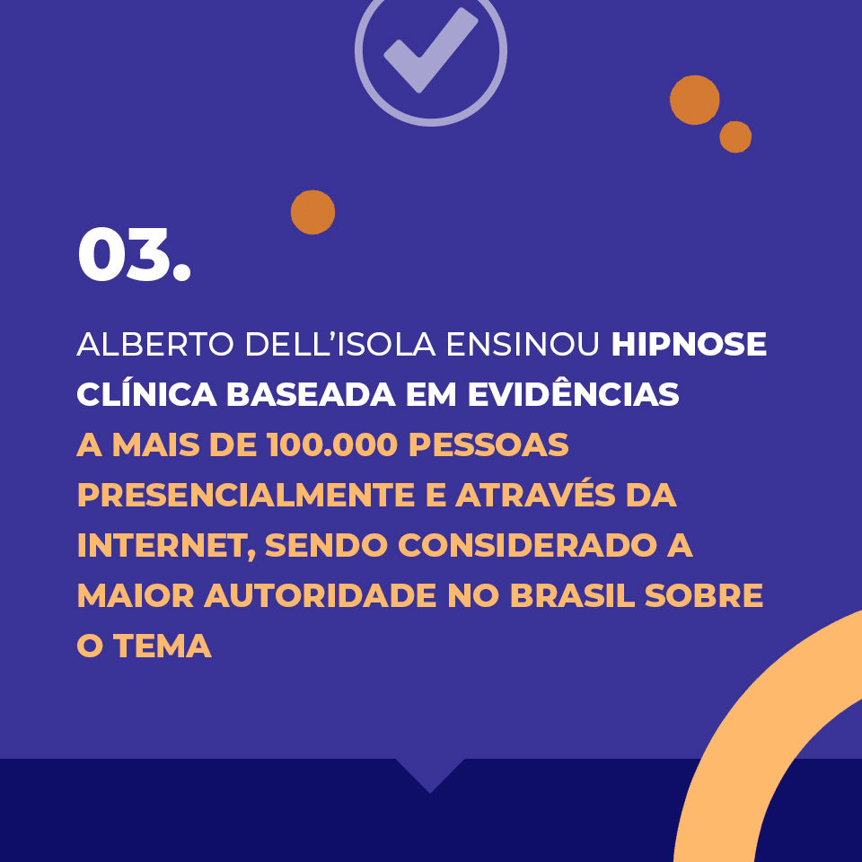 Curso: Profissional & Clinical Hipnosis com Alberto Dell’Isola