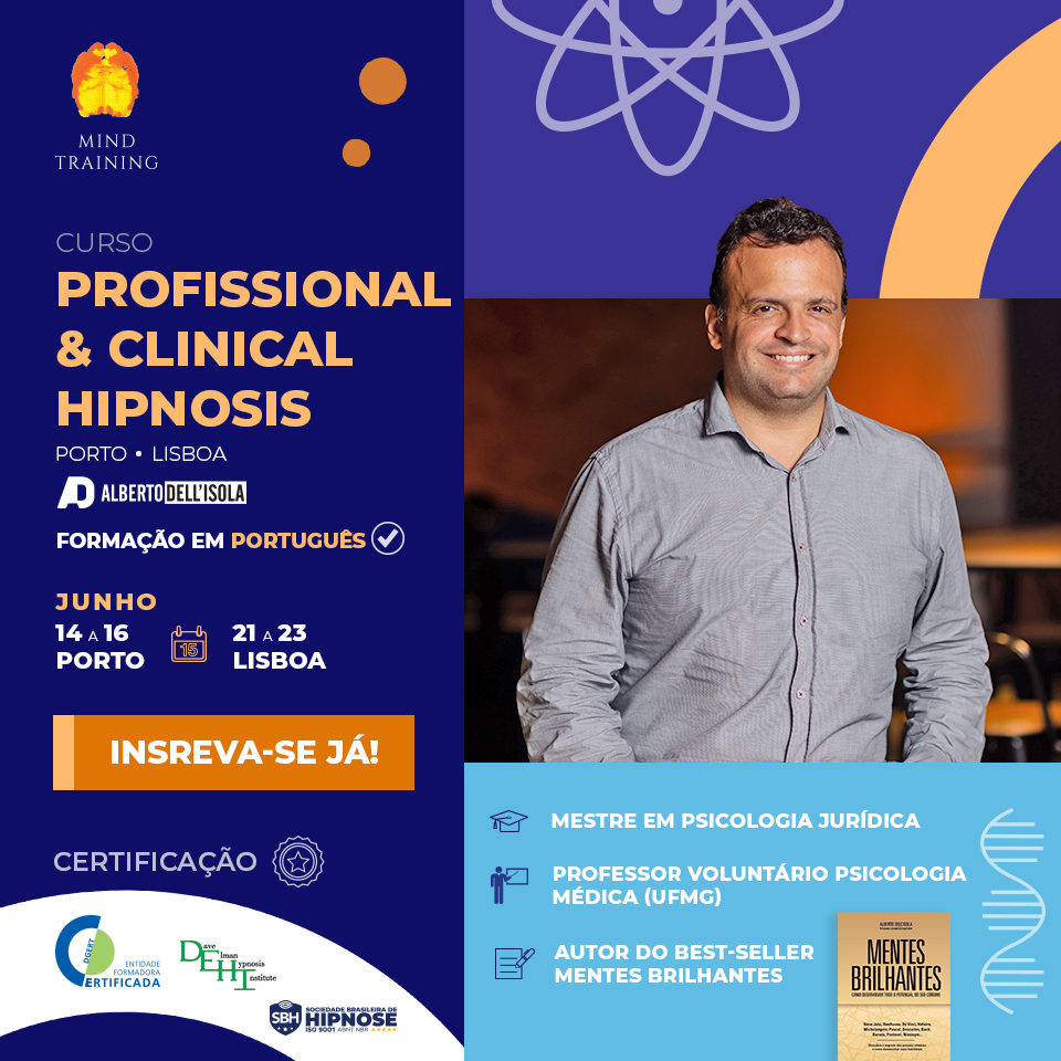 Curso: Profissional & Clinical Hipnosis com Alberto Dell’Isola